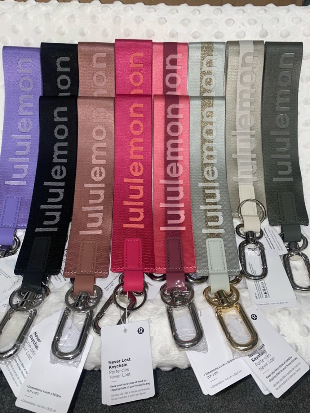 1 Lululemon never lost keychain